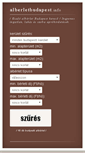 Mobile Screenshot of alberletbudapest.info